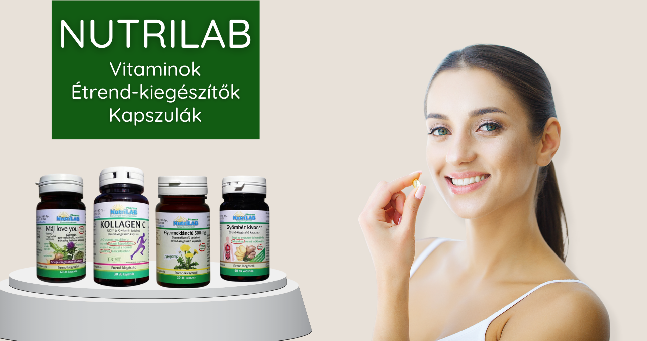 Nutrilab vitaminok, étrend-kiegészítők, kapszulák