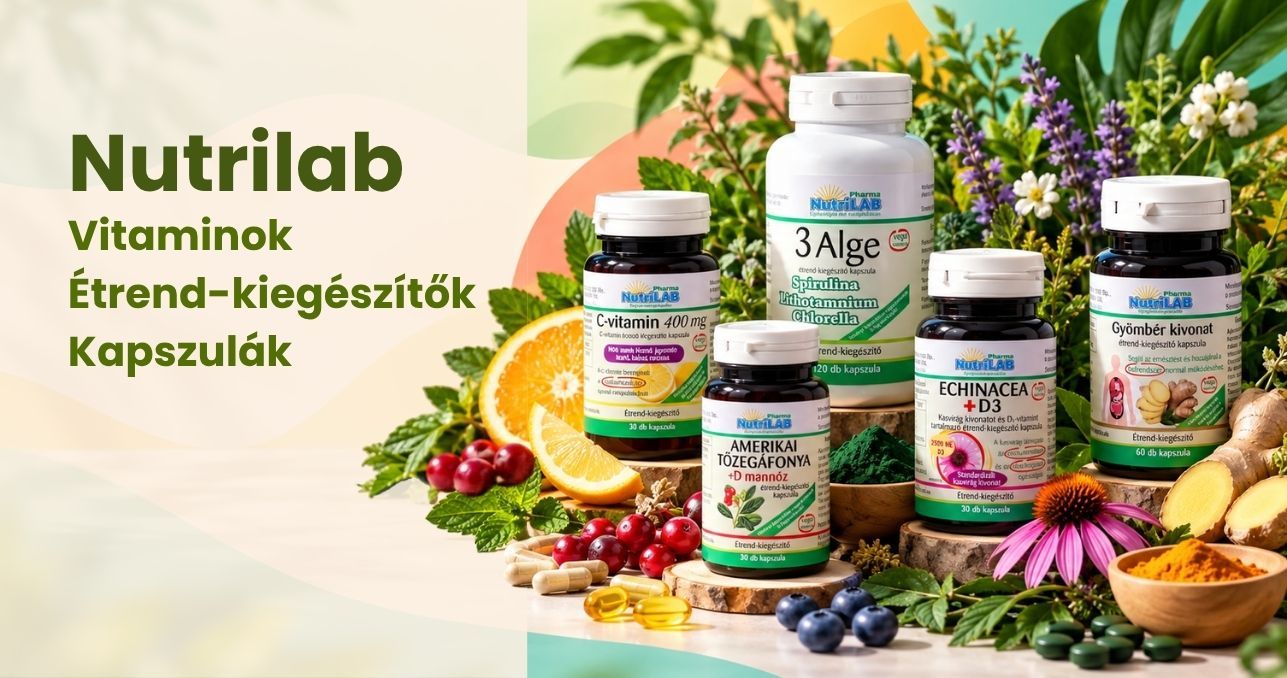 Nutrilab vitaminok, étrend-kiegészítők, kapszulák