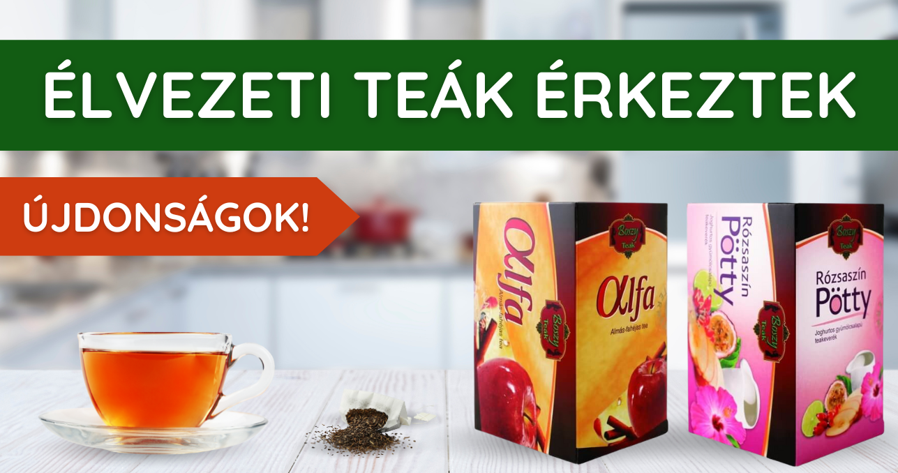 Élvezeti teák a zöldcella kínálatában!