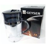 Geyser Matisse Vízszűrő kancsó, Fekete-Króm