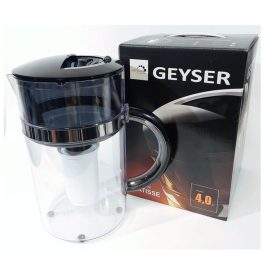 Geyser Matisse Vízszűrő kancsó, Fekete-Króm
