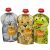 SQUIZ ételtasak, 3 darabos, Ausztrália (Kenguru, Koala, Teknős), 130 ml