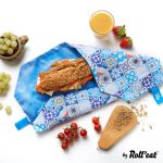 Boc n Roll PATCHWORK Kék szendvicscsomagoló