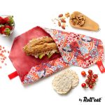 Boc n Roll PATCHWORK Narancs szendvicscsomagoló