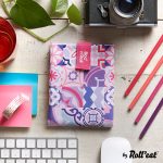 Boc n Roll PATCHWORK Lila szendvicscsomagoló