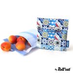 Snack n Go Patchwork Kék ételtároló