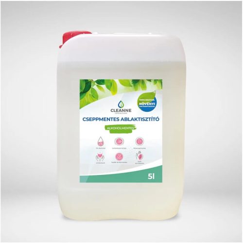 CLEANNE Crystalclean Cseppmentes ablaktisztítószer - 5 L