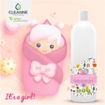 CLEANNE Crystalclean Baba-mama folyékony mosószer 1 L - Lány