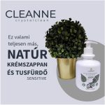 CLEANNE Crystalclean Sensitive Natúr krémszappan és tusfürdő - 470 g