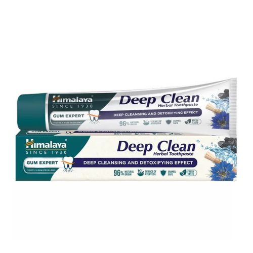 Himalaya Deep Clean faszenes gyógynövényes fogkrém 75ml