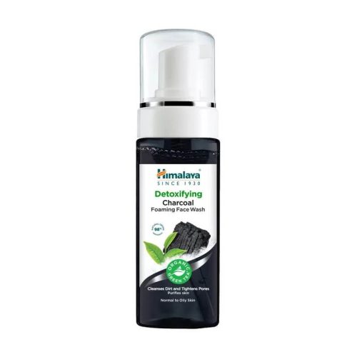 Himalaya Méregtelenítő habzó arclemosó aktív szénnel és bio zöld teával 150ml