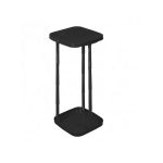 Állítható magasságú szemeteszsák tartó állvány fekete