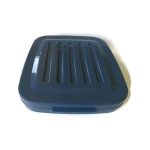 Állítható magasságú szemeteszsák tartó állvány fekete