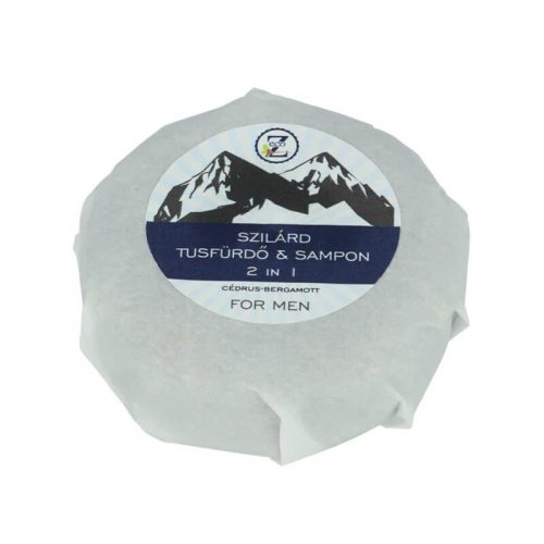 Mosómami Eco-Z Szilárd 2in1 Tusfürdő- és sampontömb – FOR MEN 85 g