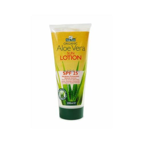 Optima Aloe Vera fényvédő testápoló SPF 25 200 ml