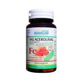 NutriLAB Vas Acerolával vega kapszula 30db