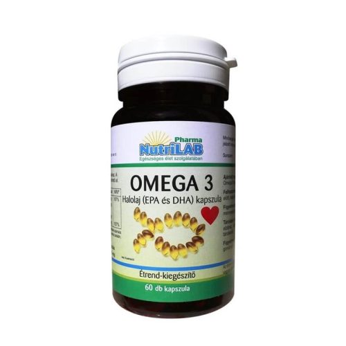 NutriLAB Omega 3 500 mg kapszula 60db