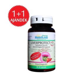   NutriLAB Liverprotect máriatövis kivonat vega kapszula 60db 1+1 AJÁNDÉK