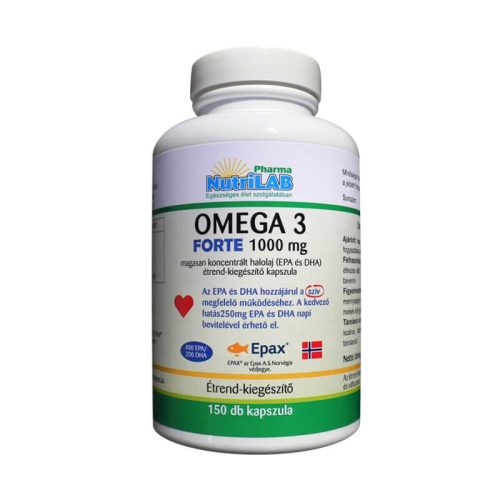 NutriLAB MEGA PACK Omega 3 Forte kapszula 1000 mg 150db