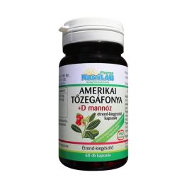   NutriLAB Amerikai tőzegáfonya +D mannóz vega kapszula 60db
