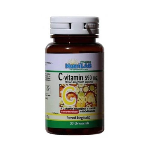 NutriLAB C-Vitamin vega 590 mg 30db