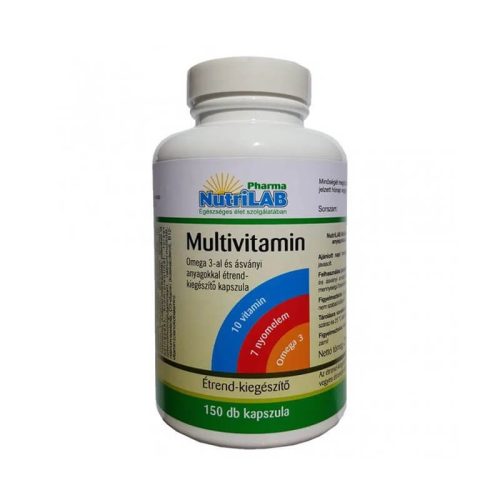 NutriLAB Multivitamin Omega 3-al kapszula 150db