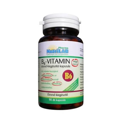 NutriLAB B6 vitamin vega kapszula 90db