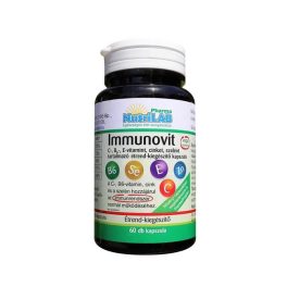 NutriLAB Immunovit vega kapszula 60db