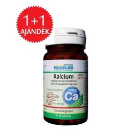NutriLAB Kalcium citrát vega kapszula 90db 1+1 AJÁNDÉK