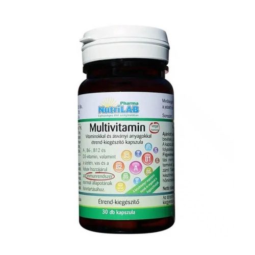 NutriLAB Multivitamin vega kapszula 30db