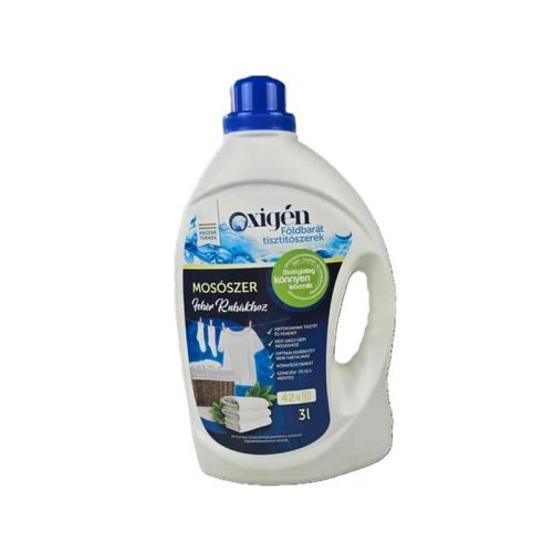 Oxigén Földbarát mosószer fehér ruhákhoz 3000 ml