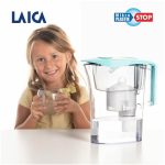 LAICA MikroPLASTIK-STOP vízszűrő kancsó szett mechanikus kijelzővel 1 db bi-flux univerzális szűrőbetéttel és 1 db MikroPLASTIK- STOP szűrőbetéttel
