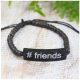 Kókusz karkötő "Friends" felirattal