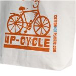 Up Cycle - Bringa mintás pamutvászon táska 4 különböző színben