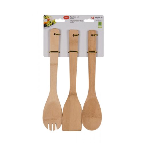 Spatulakészlet 3 részes, bambusz