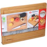 Alpina bambusz vágódeszka - konyhapulton túlnyúló - 45x35 cm