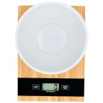 Konyhai mérleg 5 kg bambusz