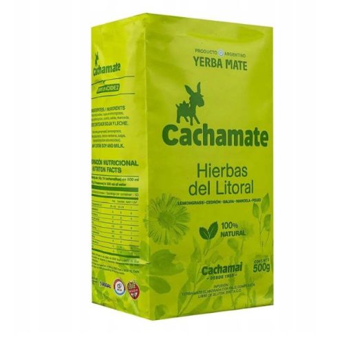 CACHAMATE Hierbas del Litoral (világoszöld) 500g