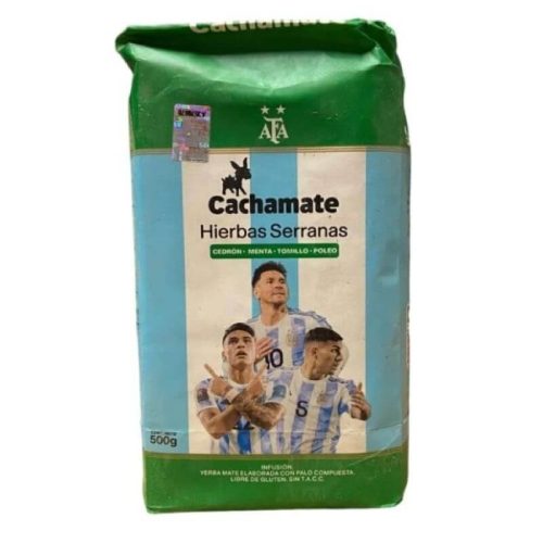 CACHAMATE Mundial Hierbas Serranas (zöld) 500g