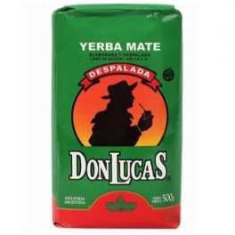   DON LUCAS Despalada mate tea, 500g-kedvezményes ár-csomagoláson feltüntetett min.megőrzési idő: 2026.03.01