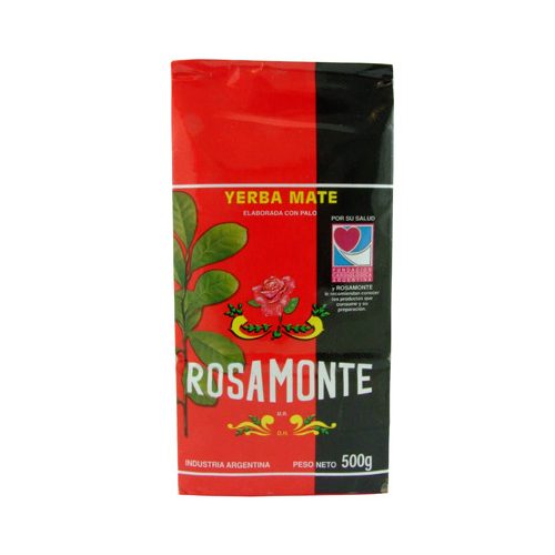Mate tea Rosamonte Elaborada con palo, 500g