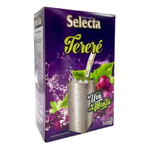 Erva-Mate Selecta Tereré Grape Mint (szőlő-menta), 500g