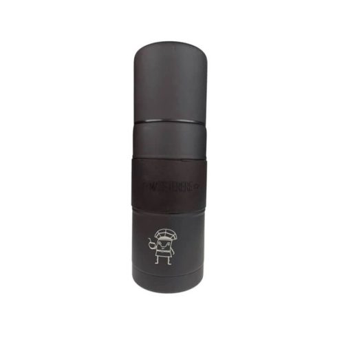 'Yerbee" (yerbomos) termoszos infúziós bögre logóval - 750 ml, fekete
