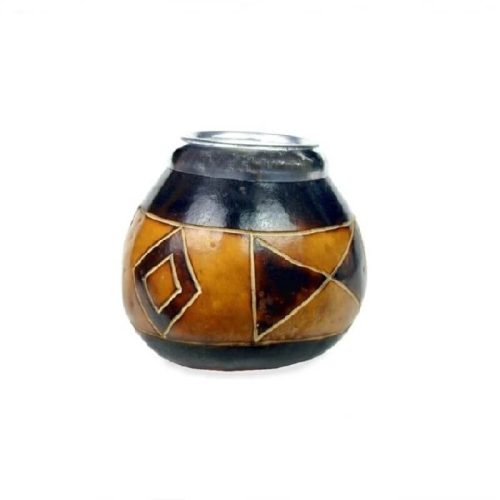 Tradicionális mate tök - butterfly - közepes-300 ml