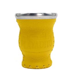   Üveg mate tök (kalabasa) - Playadito logoval ellátott sárga bőr kb.200 ml