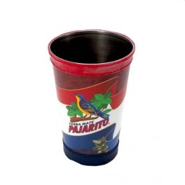   Pajarito gourd -tradicionális Pajarito logoval ellátott bőrrel bevonva kb.200 ml