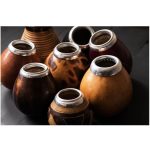 Tradicionális mate tök - tigris csíkos, 200-250ml