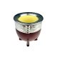Cuia - gravírozott, burgundi mate pohár - kb 200 ml