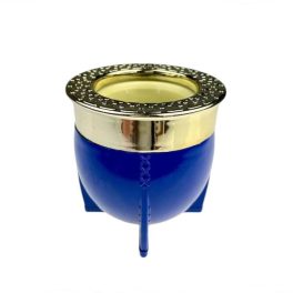   Cuia - gravírozott, mélykék "IMPERIAL" mate pohár - kb 200 ml