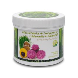   MannaVita Máriatövis+lucuma+chlorella+búzafű őrleménykomplex 300 g